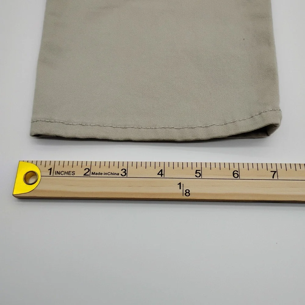 Signature Levi Strauss Modern Straight Khaki Tan Pants Mens 31x32 Stretch Chino